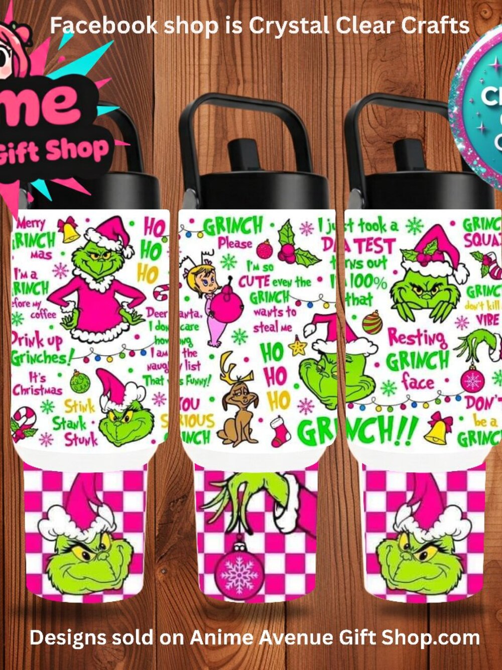 Grinch 30oz Stainless Steel Tumbler